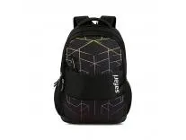 Safari Hitech Large Size 35 Ltrs Water Resistant Standard 4 Compartment Backpack - Black