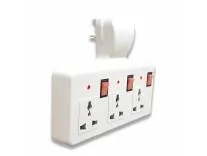 Digiway Multi Plug Point 3+3 Universal Socket Adaptor with Led Indicator & Individual Switches (Cordless)