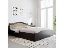 [HDFC CC] Nilkamal Willy Wooden Queen Bed with Box Storage | 3 Year Warranty | Engineered Wood | Contemporary Design | Wenge