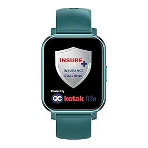 GOQii Insure+ 5 lakhs Health Insurance with Smart Vital Stream (Green) and 3 Months Personal Coaching