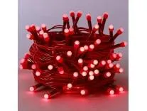 Lexton 36 LED Power Pixel Serial String/Fairy Light | Plug Sourced | Suitable for Home & Outdoor Decoration, Diwali, Christmas, Ramadan, Wedding, Party, Festival (Pack of 1, Red)