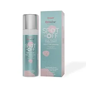 Emwise Spot-off Daily Repair & Brightening Face Cream with Niacinamide, Kojic Acid, and Mulberry Extract - Fade Dark Spots, Promote Clear Skin and Enhance Radiance