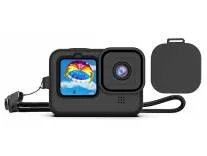 M.G.R.J® Silicone Protective Case Cover for Gopro Hero 12 / Hero 11 / Hero 10 / Hero 9 Black, Silicone Sleeve with Lanyard Lens Cap (Black) Rs.299 @ Amazon