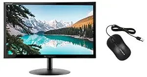 [HDFC CC] ZEBRONICS Zeb-V19Hd 18.5 Inch (46.99 Cm) Led Monitor with Supporting Hdmi, Vga Input, Hd 1366 X 768