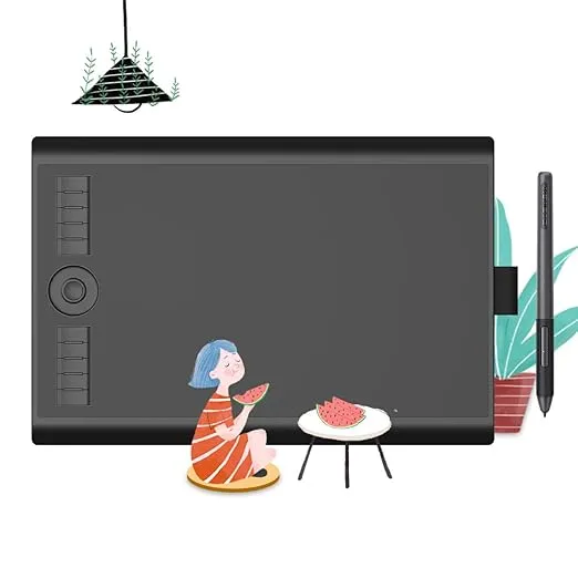 GAOMON M10K PRO Graphics Drawing Tablet, 10x6.25, Tilt & Radial, 10 Keys