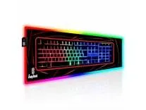 RGB Gaming Mouse Pad, Large Extended, 13 LED Modes, Premium Textured, Waterproof, Anti-Slip for Computer, Laptop, Gaming, Office & Home (Size- 800mm x 300mm x 4mm) (Reflection)