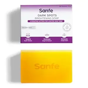 Sanfe Soaps Kojic Acid Soap for Bath | 75g | Pack of 1