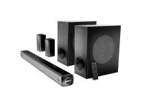 [ICICI CC] ZEBRONICS Juke bar 9550 pro 5.2 Soundbar (625 Watts), Dolby Audio, Dual Wireless Subwoofer & Wired Satellite, BT v5.3, HDMI ARC, Optical, Powerful Bass, RGB LED Lights, Wall Mountable, Silver