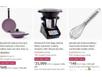 Wonderchef Home & Kitchen upto 77% off starting From Rs.249 @ Amazon