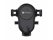 Portronics Clamp Y Adjustable Air Vent Mobile Holder for Car with 360° Rotational, One Click Release Button, Compatible with 4 to 6 inch Devices(Black) Rs.269 @ Amazon
