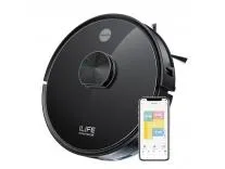 [HDFC CC] ILIFE A30 Robot Vacuum Cleaner with LiDAR Navigation, 13000Pa Suction, 2-in-1 Vacuum & Mop, Customised Cleaning, Y- Shape Cleaning, Ideal for All Floor Types, App, Voice & Remote Control