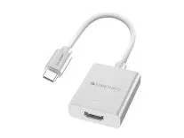 ZEBRONICS TA150H Type C to HDMI Converter, HDMI 4K, 15cm Cable, Compatible with MacBook | Samsung DeX | Windows Laptop, Elegant Matte Aluminium Design, White Rs.291 @ Amazon