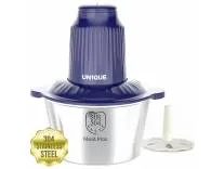 UN1QUE Electirc Chopper for Kicthen, Meat Grinders, 2 Speed Modes, One Touch Operation, 304 Stainless Steel Bowl Food Processor with Egg Whisk & Egg Beater, for Vegetables, Meat, Onion, Garlic, Mince