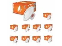 Halonix Polycarbonate Kornet 5.5-Watt Junction Box White LED Downlighter| Cut Out- 3 inch|Surge Protection - Upto 4 KV (Pack of 10, White) Rs.699 @ Amazon