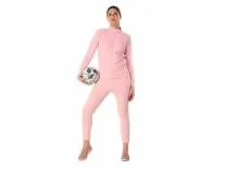 Vector X OWTS-321 Women Winter Wear High Neck Full Sleeves Sports Wear Track Suit (Pink) (Suitable for Running,training,Athleisure,Fitness, Yoga,Jogging & Gym)