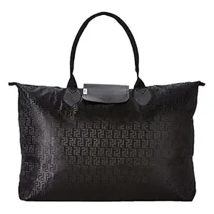Heart Home Multiuses Designer Rexine Shopping Bags/Grocery Bag for Carry Grocery, Fruits, Vegetable with Handles (Black) 52HH3988 Rs.370 @ Amazon