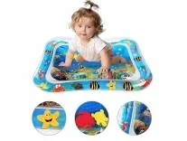 Tec Tavakkal Baby Kids Water Play Mat Toys Inflatable Tummy Time Leakproof Water Play Mat, Fun Activity Play Center Indoor and Outdoor Water Play Mat for Baby Random Design (Baby Water Mat)