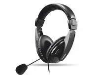 LAPCARE LHP-400 Over Ear Wired Headphone with 40 MM Driver, HD Sound, Inbuilt 3 Way Adjustable Mic (Black)- Multi Platform Compatible, 40 mm Driver Headset