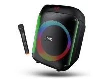 boAt PartyPal 220 Bluetooth Party Speaker w/ 80 W Signature Sound, RGB LEDs, Up to 6 hrs Playback, BT v5.3, AUX & USB Port, Wireless Mic, Bass & Treble EQs, TWS Mode(Midnight Black) Rs.4913 @ Amazon