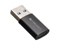 ZEBRONICS CTA1 USB Type C to Type A Converter, USB 3.0, High-Speed Data Transfer, Backward Compatibility, Plug and Play, for Laptops | PC | Compatible Devices