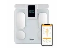 [HDFC CC] Lifelong Smart Weighing Scale with BMI measurer| Multi-user Body Composition Scale |Accurate Full Body Analysis with Body Fat Analyser & Smart App | 1 Year Warranty,LLWS126