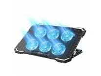 Dracula 60 Laptop Cooling Pad, Gaming Laptop Cooler with 6 * 1 Quite Fans, Fan Speed Controller 5 Height Adjustable Angle 2 USB Ports Compatible for Laptop, Notebook up to 17” Rs.569 @ Amazon