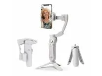 DIGITEK® (DSG-007F) 3-Axis Gray Smartphone Gimbal - Wide Angle Handheld Vlogging Stabilizer - 4 Creative Operation Modes for Android & iOS - Seamless Videography Rs.4799 @ Amazon
