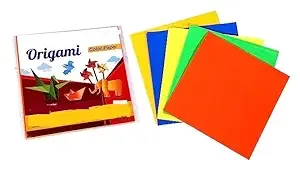 Eclet Neon Origami Paper 15 cm X 15 cm Pack of 100 Sheets (10 sheet x 10 color) Fluorescent Color Both Side Coloured For Origami, Scrapbooking, Project Work.30 Rs.87 @ Amazon