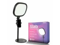 Kreo Slab Video Light | Adjustable LED Video Light with 5 Color Temperatures (3200K–5600K), 1455 Lumens, 120 LEDs & Extendable Stand | Photography, Streaming & Content Creation