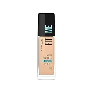 Maybelline New York Fit Me Matte + Poreless Liquid Foundation, 118 Light Rs.299 @ Amazon
