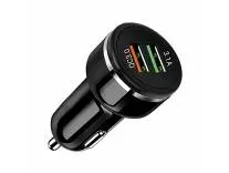 Blackstar Two Port 30Watt Usb Fast Charging Car Charger For All Android Mobiles, Any Mobile, Electronic Devices, Iphone, Ipads, Airpods (Black, 18Watt Qc3.0 + 12Watt) Rs.249 @ Amazon