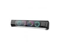 ZEBRONICS Wonder BAR 10, 2.0 USB Computer Speakers, 10 Watts, 2-in-1 Design, USB Powered, RGB Lights, AUX, Volume Control, Headphone/Mic Port, for Laptops & Desktop