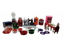 36 Pcs Mini Utensils and Plastic Non Toxic Indian Kitchen Set Great Kitchen Toy for Girls (Kid's Love Kitchen Set) Indoor Game ,Best for Gift/Return Gift Rs.284 @ Amazon