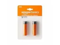 Amazon Basics AA Rechargeable Batteries | 2500 mAh with 1.2 V Power| Ni-MH Batteries | Ultra High Power | for Mid to High Drain Devices (Pack of 2) Rs.299 @ Amazon