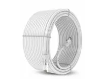 FEDUS Cat6 Ethernet Cable, 10M High Speed 550MHZ / 10 Gigabit Speed UTP LAN Cable, Network Cable Internet Cable RJ45 Cable LAN Wire, Patch Computer Cord Gigabit Category 6 Wires for Modem,WHITE