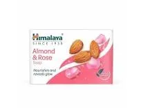 [Apply 5% Coupon] (Min Buy 2) Himalaya Moisturizing Almond and Rose Soap, 125g