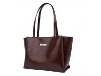 Carrylux Large Capacity Croco Pattern Tote Bags For Womens Big Purses And Handbags Ladies Big Shoulder Bag