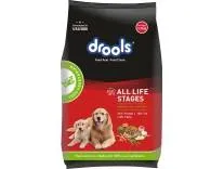 Drools Adult & Puppy Dry Dog Food 1.2 kg Pack | 100% Vegetable Flavour | All Lifestages | Better Digestibility | Strong Bone and Teeth Development | Boosted Immunity