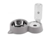 Foodie Puppies 2-in-1 Pet Feeding Bowl and Water Bottle Set for Puppies and Cats | Stainless Steel Bowl | Wet and Dry Food Bowl with Automatic Water Flowing Dispenser Bottle Rs.284 @ Amazon