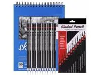 Corslet Set of 13 Drawing Kit 12 pc Drawing Pencils Set Sketch Pencil Shading Sketching Kit Graphite Artist Stationary Material for Adults Professional Artist Kit & 50 Sheets 100 Pages A5 Sketch Book Rs.157 @ Amazon