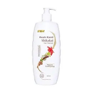 [Apply 5% Coupon] Patanjali Kesh Kanti Shikakai Hair Cleanser 650 ml, Natural Conditioning Shampoo for Dry & Damaged Hair, Scalp Cleansers for Men and Women, All Hair Types