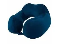 Billebon Premium Neck Pillow Airplane Travel Pillow Neck Adjustable 360 Degree Support Head Rest Neck Support Pillow for Travel (Navy Blue)