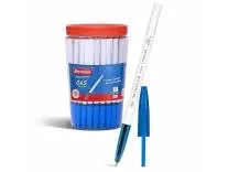Reynolds 045 60 PENS BLUE | PENS WITH COMFORTABLE GRIP |BALL PENS FOR WRITING | PEN FOR STUDENTS & OFFICE STATIONERY | 0.7 mm TIP SIZE