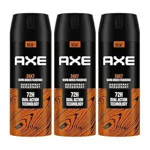 Axe Recharge Long Lasting Deodorant Bodyspray For Men 150 ml, Pack of 3