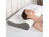 Memory Foam Pillow, Contour Cervical Orthopedic Memory Foam Pillows Supports Neck Pain and Shoulder Pain for Sleeping, Ergonomic Cervical Pillow Neck Support Pillow for Side Back (A1) Rs.544 @ Amazon