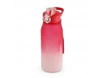 CELLO Rise N Shine Large Sipper Water Bottle, 1230ml Pink White | Leakproof, Easy to Carry, Lightweight | Gym Workout Sipper Water Bottle For Fitness, Office, School, Sports & Outdoor Hydration