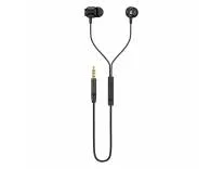 boAt BassHeads 162 V2 Wired Earphones with 10mm Drivers, Metallic Earbuds, Integrated Controls, In-Line Microphone, Ergonomic Fit, Braided Cable & 3.5mm Jack(Bold Black)