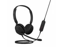 [Coupon + HDFC CC ] Jabra Evolve 10 Stereo USB-A Headset with Noise-Cancelling Microphone | Wired On-Ear Business Headphones for PC & Laptop | Plug & Play