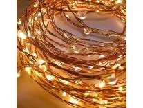 Desidiya 3AA Battery Powered Copper String Decorative LED Fairy Lights Warm White, 5 Meters, 50 LED's (Pack of 1)