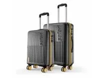 Safari Astra Neo 8 Wheels Set of 2 (Cabin + Medium) Trolley Bags, Hard Case Polycarbonate, 360 Degree Wheeling Luggage for Men & Women, Travel Bag Suitcase for Travel, Trolley Bags for Travel, Black Rs.3400 @ Amazon